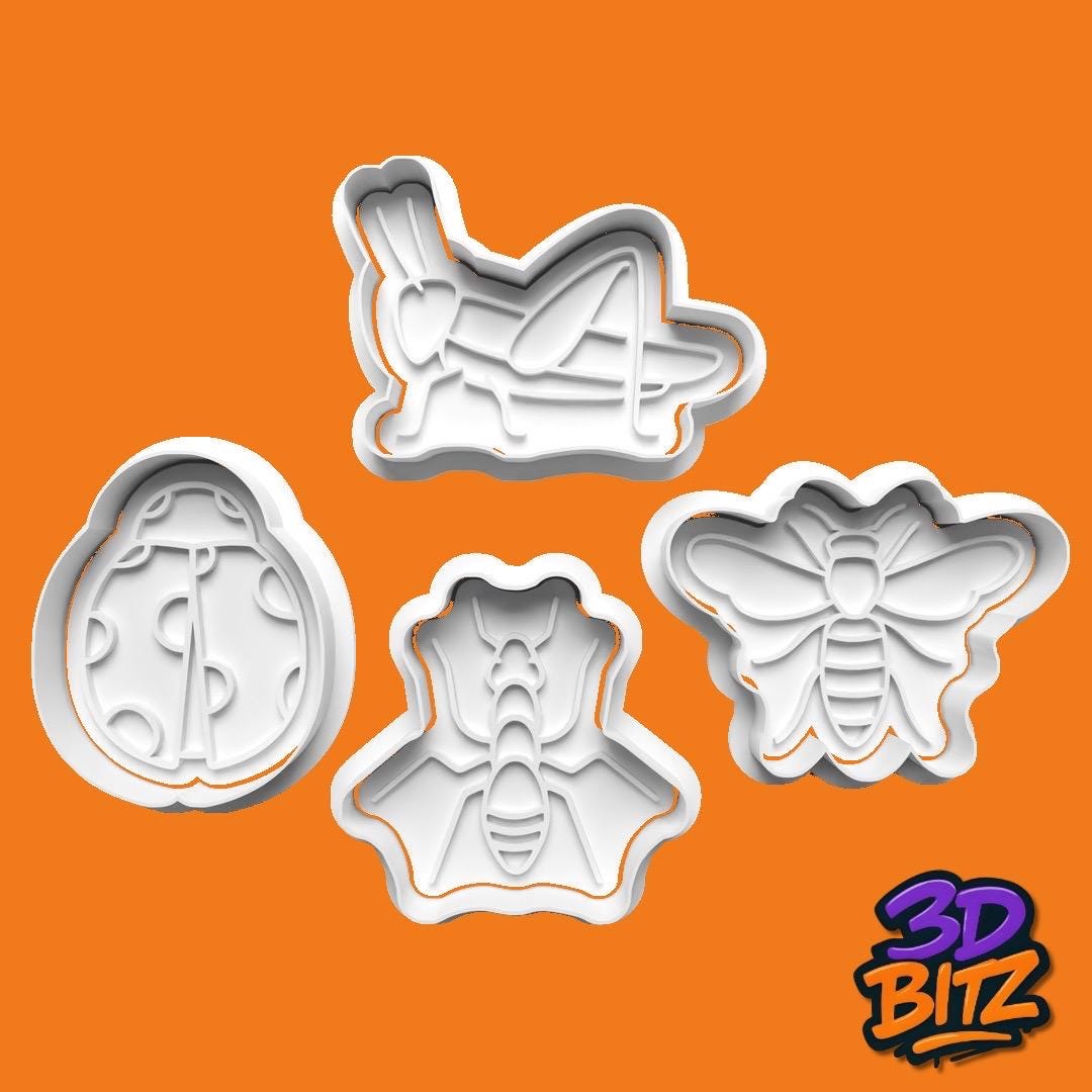 Bug Cookie Cutter & Embosser Set