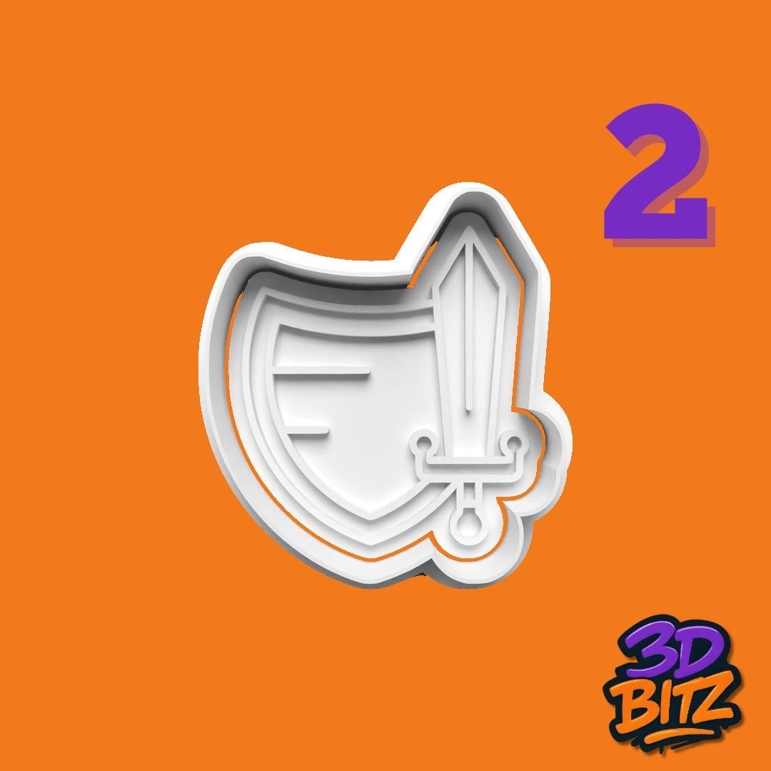 Fantasy RPG Cookie Cutter & Embosser Set