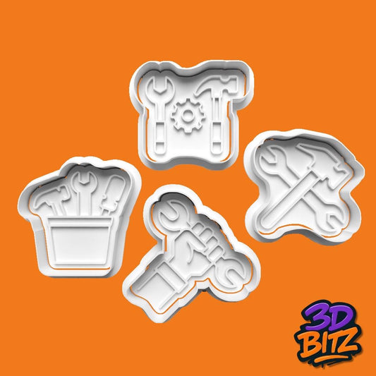 Tools Cookie Cutter & Embosser Set