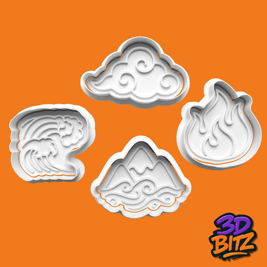 Elements Cookie Cutter Set Cookie Cutter & Embosser Set