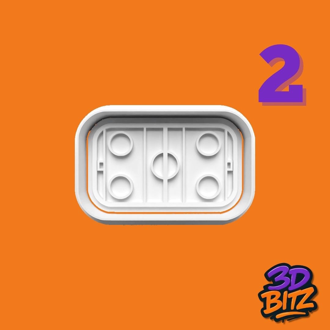 Ice Hockey Cookie Cutter & Embosser Set