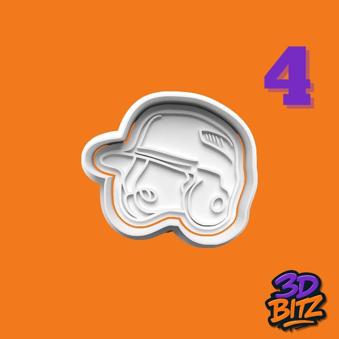 Baseball Cookie Cutter & Embosser Set