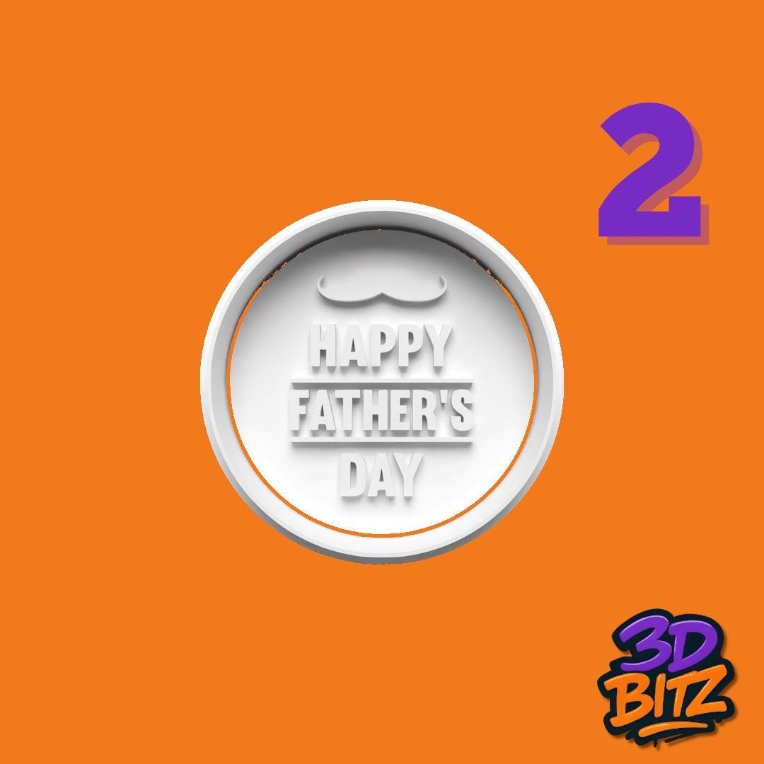 Father’s Day Cookie Cutter & Embosser Set