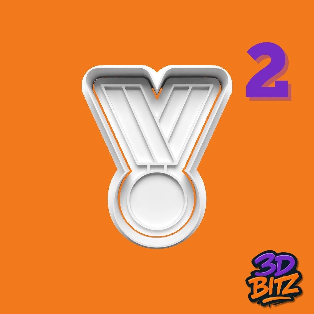 Awards trophy badge Cookie Cutter & Embosser Set