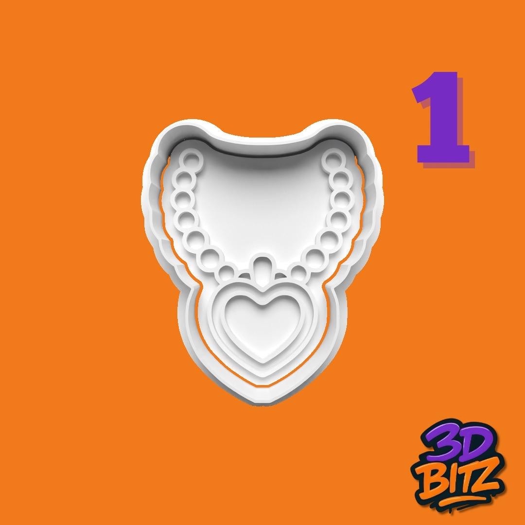 Jewellery Cookie Cutter & Embosser Set
