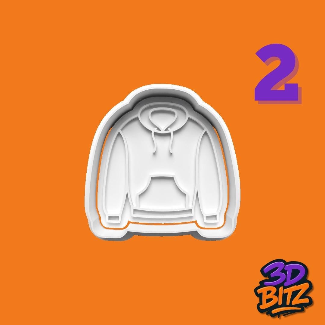 Clothing hoodies and sweatshirts Cookie Cutter & Embosser Set