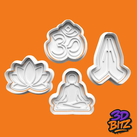 Mindfulness Cookie Cutter Set Cookie Cutter & Embosser Set