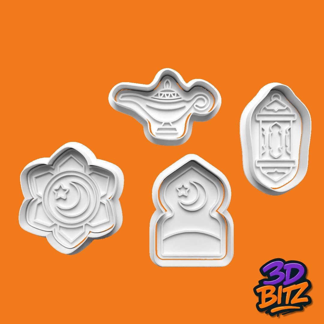 Eid and Ramadan Cookie Cutter & Embosser Set