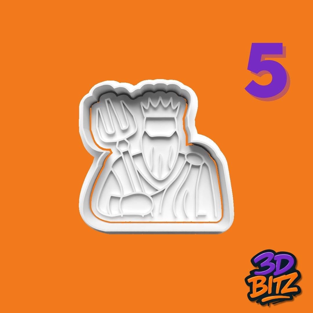 Greek Gods Cookie Cutter & Embosser Set