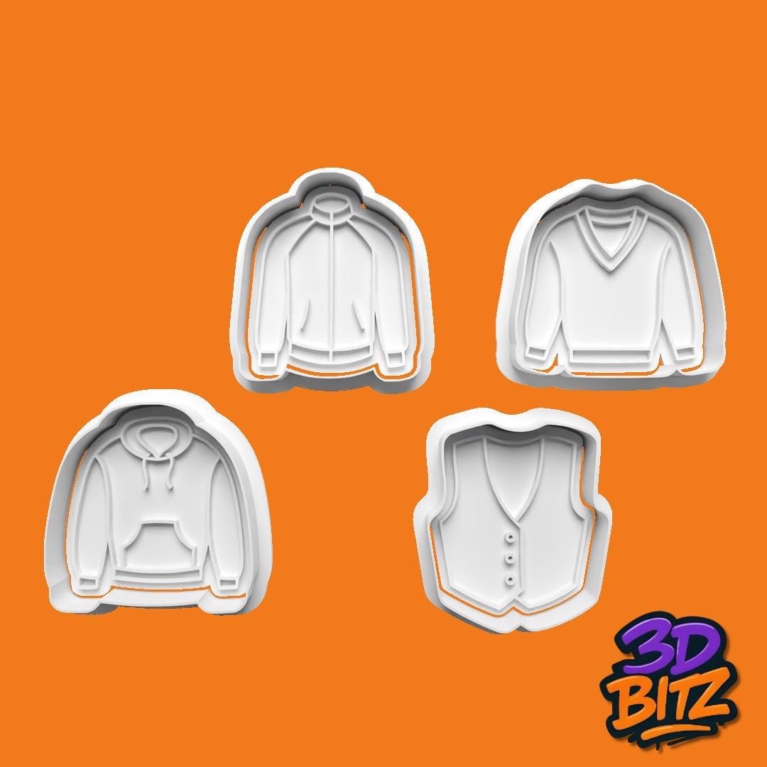 Clothing hoodies and sweatshirts Cookie Cutter & Embosser Set