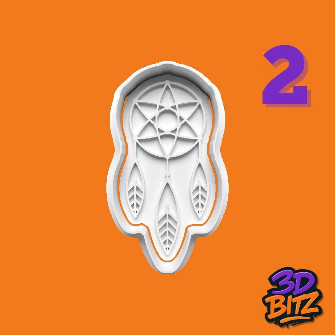 Boho Cookie Cutter & Embosser Set