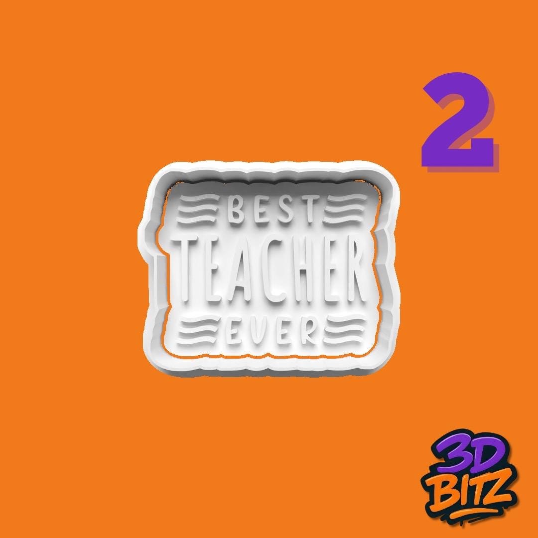 Graduation Quote teacher Cookie Cutter & Embosser Set