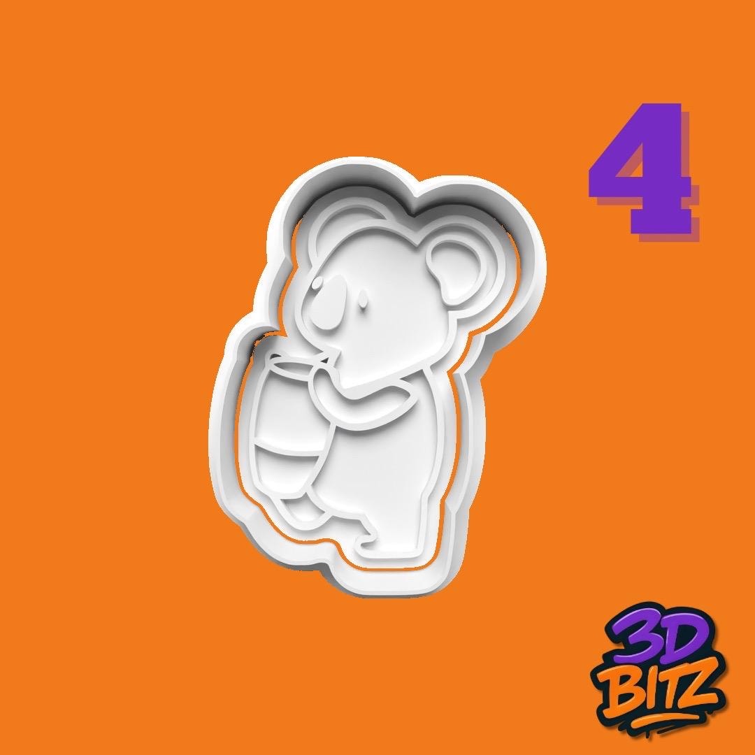 Animal Music Cookie Cutter & Embosser Set