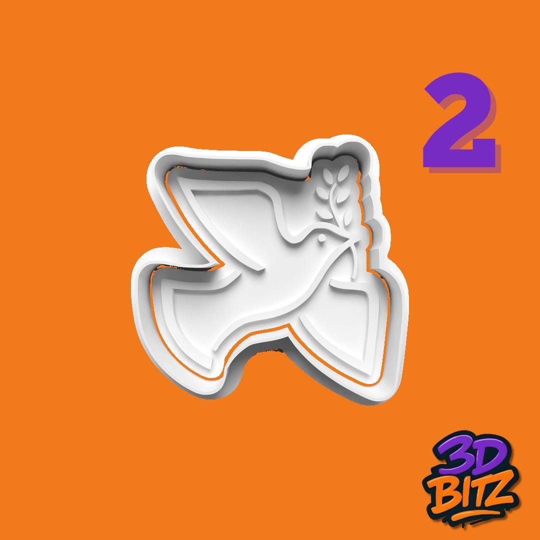 Peace & Love Cookie Cutter & Embosser Set