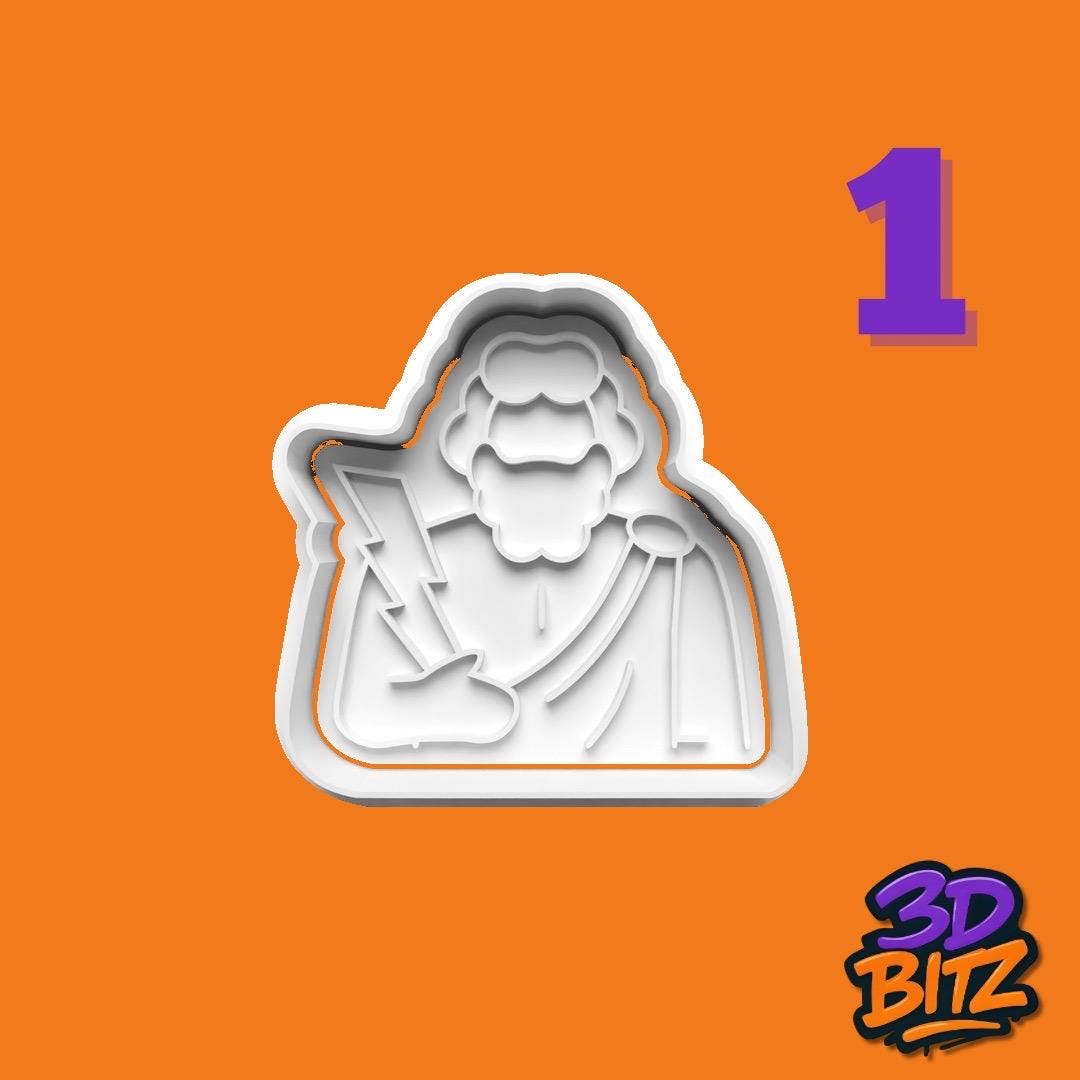 Greek Gods Cookie Cutter & Embosser Set
