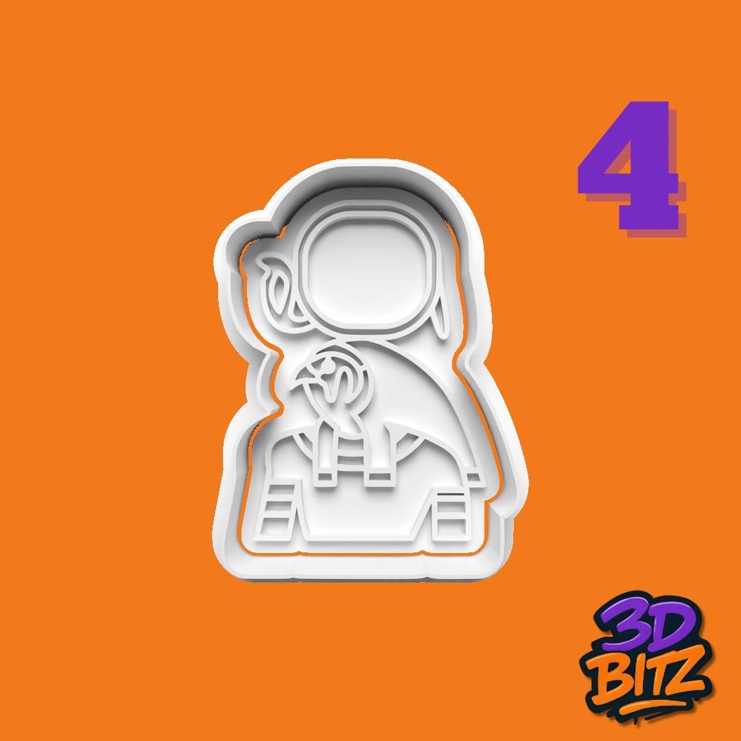 Egyptian Gods Cookie Cookie Cutter & Embosser Set