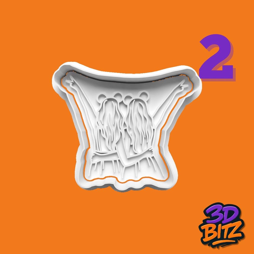 Best Friend Cookie Cookie Cutter & Embosser Set