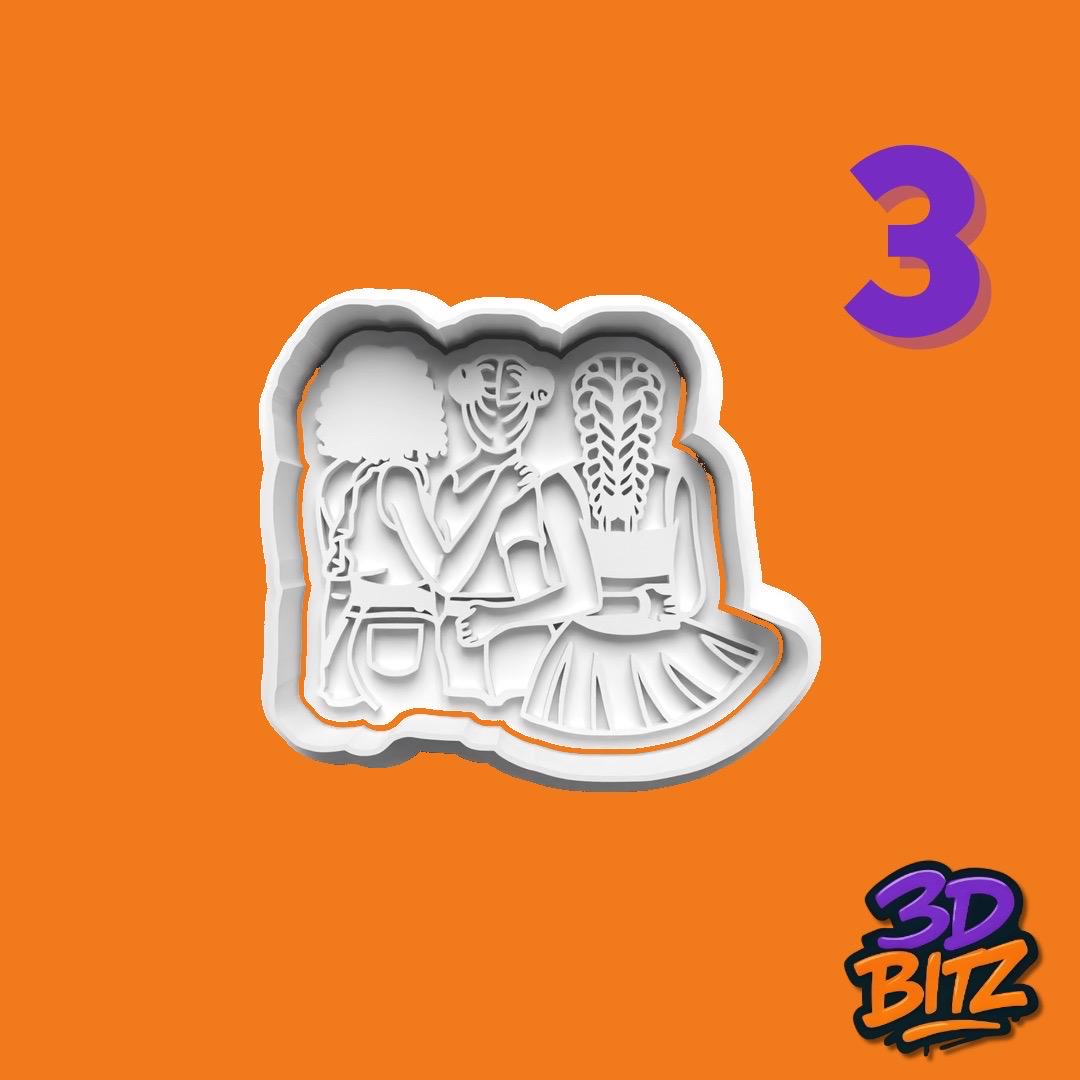 Best Friend Cookie Cookie Cutter & Embosser Set
