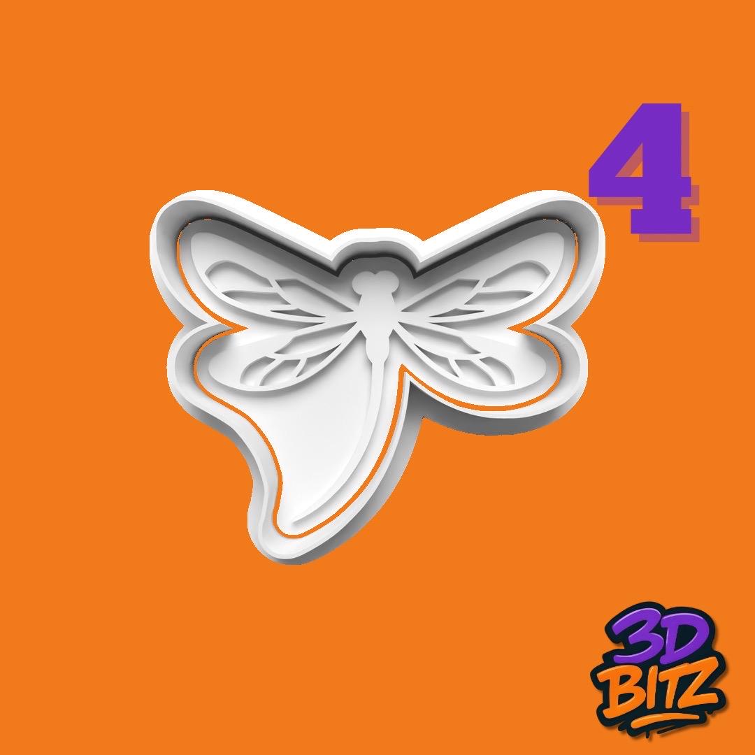 Dragonfly Cookie Cookie Cutter & Embosser Set