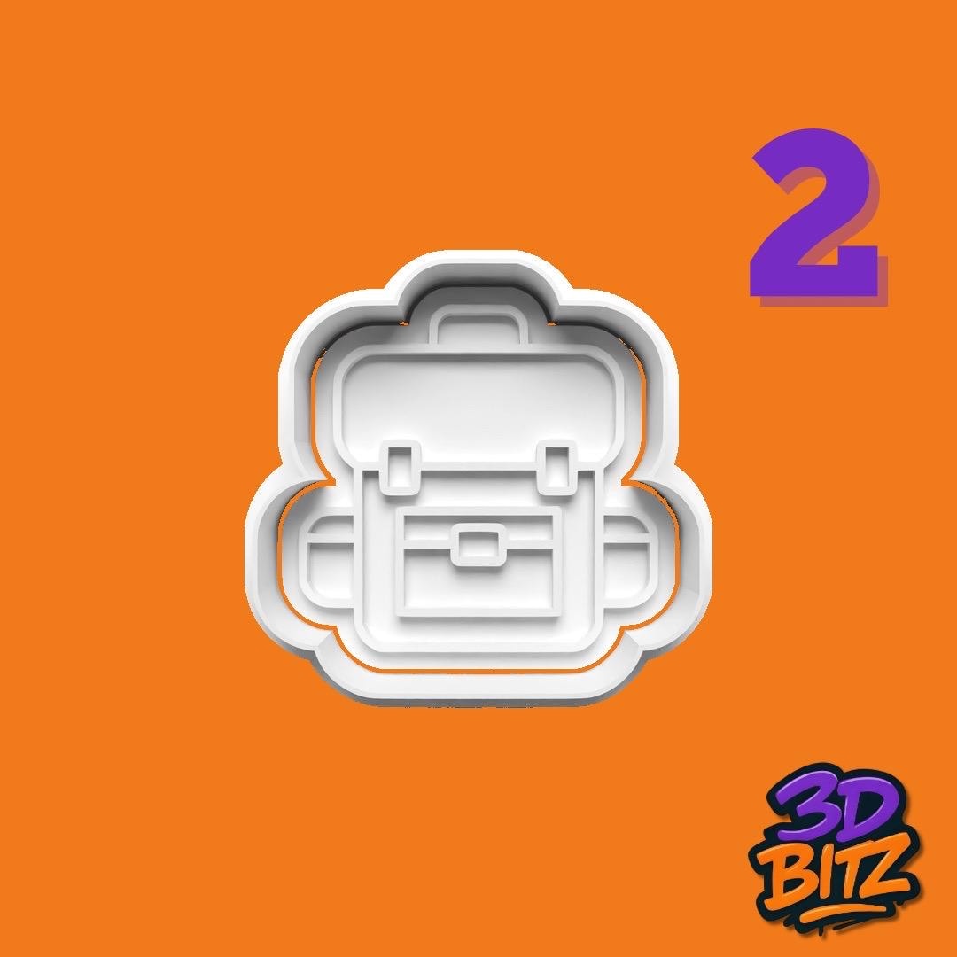 Back to School Cookie Cookie Cutter & Embosser Set