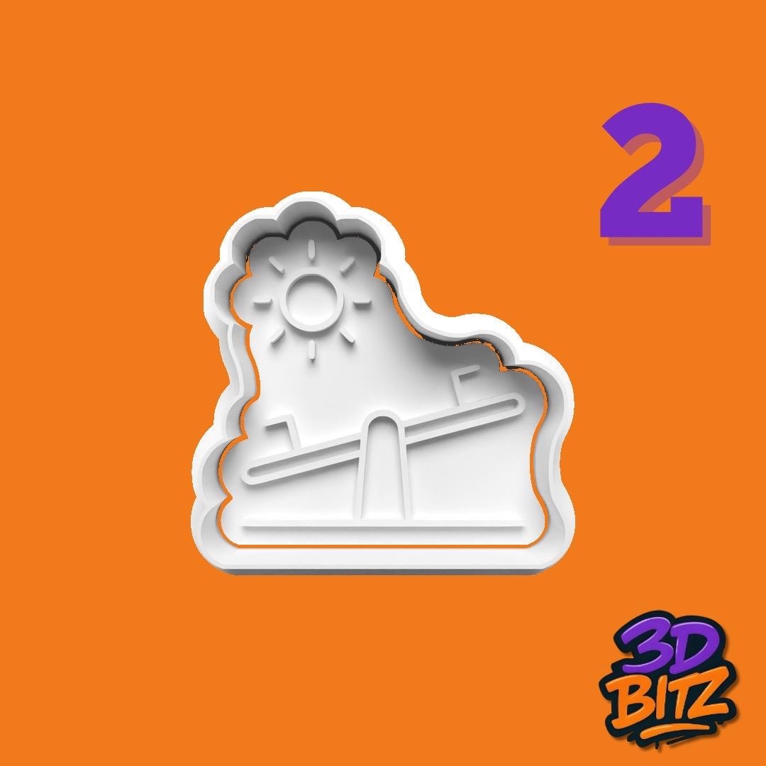 Playground Cookie Cookie Cutter & Embosser Set