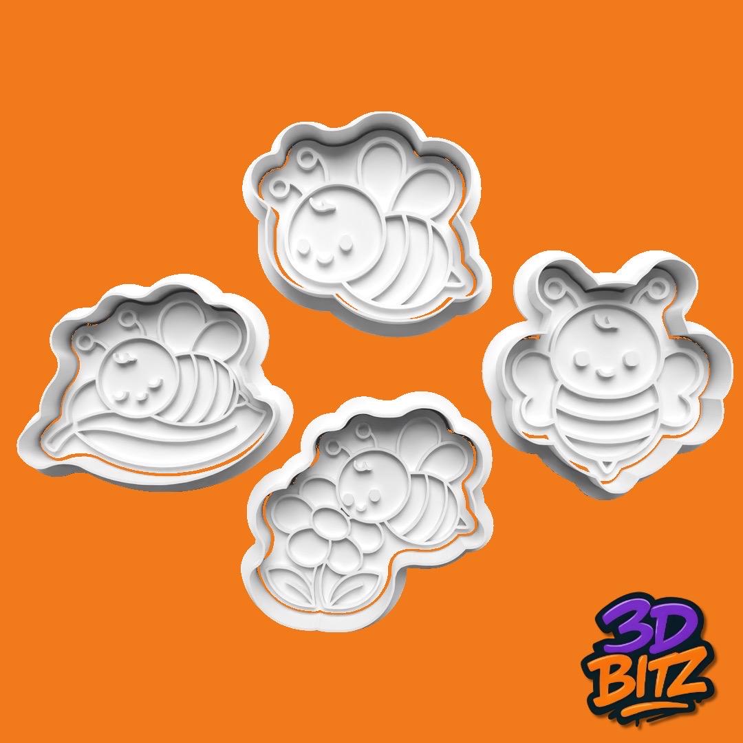 Baby Bee Cookie Cookie Cutter & Embosser Set