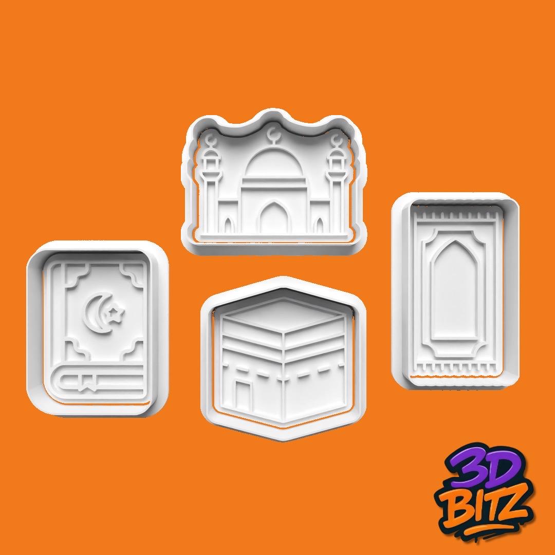 Islamic cookie cutters and embossers Cookie Cutter & Embosser Set
