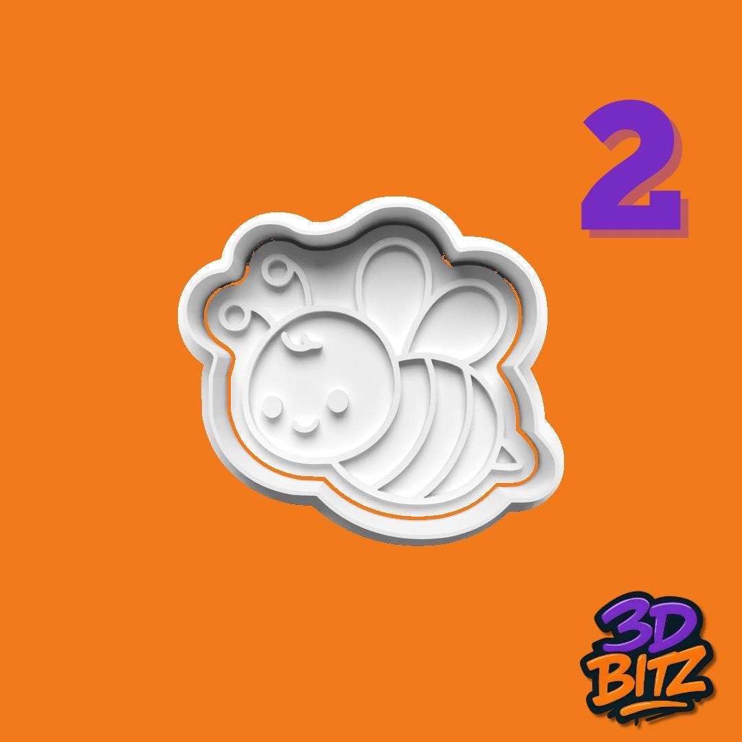 Baby Bee Cookie Cookie Cutter & Embosser Set